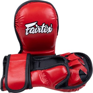 ถุงมือชก MMA Fairtex คุณภาพพรีเมียม สีแดง สำหรับฝึกซ้อมและต่อสู้  รับสกรีนโลโก้ - Product Image 2