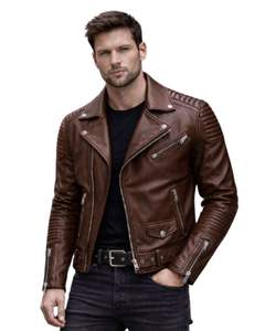 Denim Custom Black Leather Wax Waxed Long Casual Autumn Zipper Coat Jeans Men <b>Jacket</b> - Product Image 1