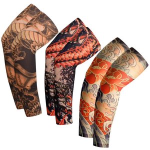 Mangas Largas Estampadas para Brazos, Sublimación por Transferencia, Unisex, para Verano, Ciclismo, Conducción, Material de Nailon, UPF50 - Product Image 1