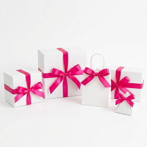 Ruban de satin rose simple face 12 mm, lot de 10 rouleaux de 8 m, idéal pour les cadeaux de spa, l'emballage cosmétique, les boîtes de beauté, les créations artisanales, les coffrets cadeaux et les projets DIY - Product Image 2