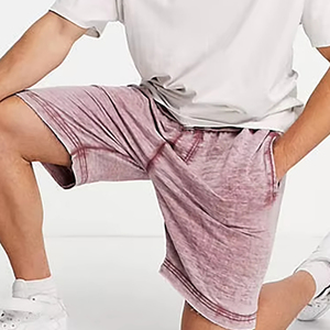 Shorts Acid Wash pour Hommes, Améliorant les Performances, Respirants, Couleur Unie, Style Streetwear, Vente en Gros, Bon Prix - Product Image 5