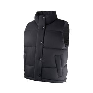 Chaleco de moda para mujer, estilo coreano, informal, con cremallera, cuello alto, sin mangas, para otoño e invierno - Product Image 1