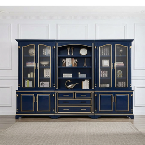 <span class=keywords><strong>Bibliothèque</strong></span> de luxe en bois massif, vitrine sur mesure, unité murale avec porte vitrée, <span class=keywords><strong>meuble</strong></span> de rangement, mobilier sur mesure OEM - Product Image 6