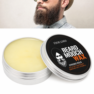 Cire à barbe hydratante à tenue forte avec vitamine E, cire d'abeille et beurre de karité pour l'entretien de la barbe et de la moustache, offre de marque privée OEM - Product Image 2