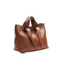 Tas Tangan Kasual Kulit Asli Tahan Air Mewah Wanita Clutch Tali Bahu Penutup Ritsleting Kapasitas Besar Dapat Dilipat Modis