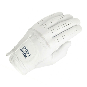 Guantes de Golf de Cuero Premium – Cuero Genuino Cabretta, Agarre Suave, Transpirables, Antideslizantes, para Zurdos, Unisex, Blancos - Product Image 5