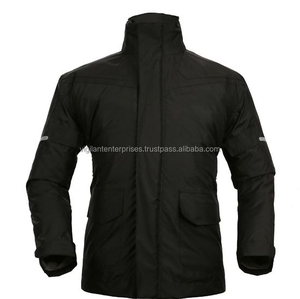 Nouvelle veste de pluie pour homme, grande taille, automne, en fourrure de mouton, tissée, respirante, col montant, pour les activités sportives de plein air - Product Image 2