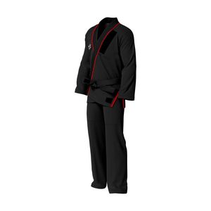 กิโมโน BJJ สีดำของผู้ชาย OEM พร้อมชุดเครื่องแบบ Ju Jitsu BJJ 100% พิมพ์ลายนกอินทรีและธงชุดแต่งกายสำหรับผู้ชาย - Product Image 3