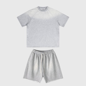 Summer Men's Two Piece <b>Set</b> Casual T-Shirt and Shorts <b>Set</b> Men's Sports Suit Fashion Short Sleeve - Product Image 5