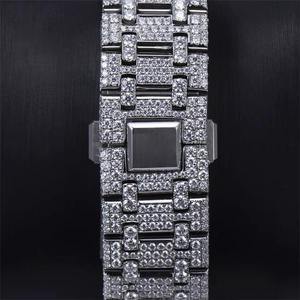 Luxury Men's Diamond <b>Watch</b> Stainless Steel <b>Case</b> 41mm Analog Mechanical Movement Sapphire Crystal Elegant Hollow Dial Fashion - Product Image 5