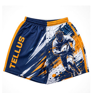 Short de rugby respirant pour homme de haute qualité, couleur personnalisée, entraînement d'équipe, course à pied, coupe ajustée - Product Image 1