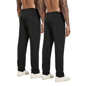 Pantalones Largos Deportivos de Pierna Recta para Hombre, Pantalones Casuales de Color Puro, Cómodos, Transpirables, Moda de Verano - Product Image 3