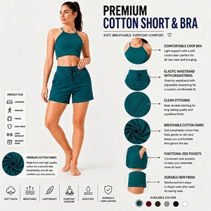 Shorts confortables pour femmes, design avec poches, coupe décontractée, style de vie moderne - Product Image 6