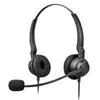 Casque filaire professionnel avec microphone, ligne USB, contrôle du volume, pour PC, directement de l'usine