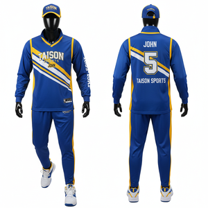 Chándal de Entrenamiento de Baloncesto para Hombre, 220GSM, Tela Transpirable de Poliéster Premium, Diseño de Paneles Morados y Amarillos, Logotipo Personalizado por Sublimación - Product Image 4