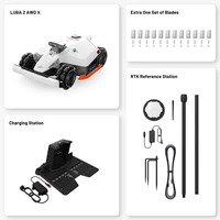Tondeuse robot LUBA 2 AWD 10000HX sans fil périmétrique avec contrôle vocal par application Alexa 5000X 3000X 1500 mini 800 Luba 3 Mini LiDAR