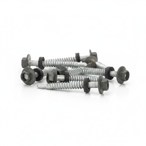 PDC Model 12 Hex Head Self-Drilling <b>Screw</b>-Carbon Steel Class 4.8 & 6.8 Zinc Plated & <b>Galvanized</b> Coating Coarse Thread Inch - Product Image 1