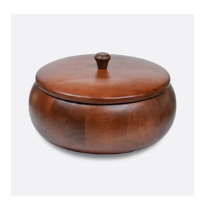 Hot Box for Kitchen Wooden Chapati Casserole Box for Kitchen hot Pot Roti Box with Flower Design Lid - Product Image 3