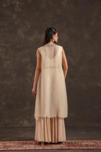 Heavy Jacket + Sharara <b>Pant</b> Ivory - Product Image 5
