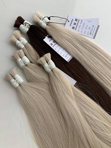 Nasa Hair Precio al por mayor Bulk Remy Virgin Hair Extensions Machine Doble trama recta 100 gramos Todos los colores 10 pulgadas Vietnamita - Product Image 4