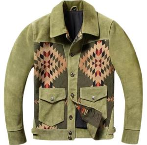 Veste en cuir PU vintage unisexe Carpenter, motif uni, col rabattu, coupe-vent, vêtement d'hiver, coupe ample, fermeture éclair - Product Image 2
