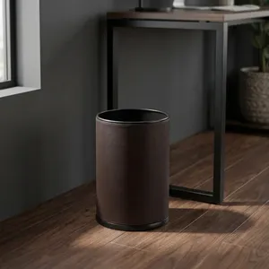 Cubo de Basura con Acabado de Cuero, Cubo de Basura Premium para Habitaciones de Hotel, Hoteles, Resorts, Oficinas y Espacios de Hostelería - Product Image 2