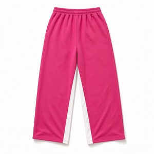 <b>Pink</b> <b>Men's</b> Flared Sweatpants Digital Graphic Printed Midweight Knitted Jogger <b>Trousers</b> Custom OEM Casual Wear - Product Image 2