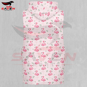 New Arrival OEM ODM Service Hand Made 2026 <b>Pink</b> White Color Unique Design Outer Wear High Demand Product Sleeveless <b>Hoodies</b> - Product Image 5