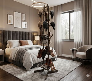 Multi Tier Metal Display <b>Rack</b> Stand with Adjustable Angled Arms for Retail Store Supermarket Showroom - Product Image 2