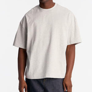 T-shirt Homme Personnalisé avec Logo, Couleur Unie, 100% Coton, Coupe Ample Décontractée, Col Rond, Style Streetwear, Marque Privée, Fournisseur OEM - Product Image 4