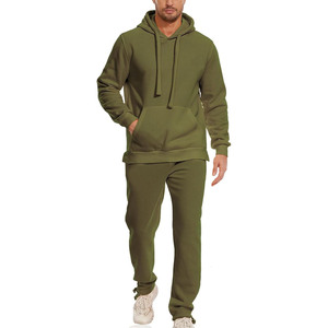 Men's Gray <b>Hooded</b> Tracksuit Full Sleeve Solid Color Casual Wear Breathable Midweight Autumn Style Drawstring Closure - Product Image 4