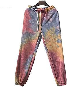 Ensemble de survêtement unisexe tie-dye, sweat-shirt à capuche et pantalon de jogging, coupe ample, couleur dégradée, vêtements décontractés pour l'automne - Product Image 5