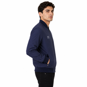 Blouson Bomber Chaud pour Homme – Vente en Gros, Fermeture Éclair Frontale, Col et Poignets en Tricot Côtelé – Veste Décontractée d'Hiver – Fabricant et Fournisseur OEM de Vestes pour Homme - Product Image 4