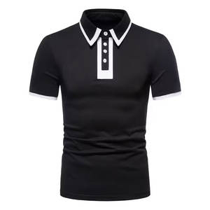 Polo Personalizado de Marca Superior, Tela Ligera de Mezcla de Poliéster y Spandex, Elástica y Transpirable, Polo de Golf Estampado para Hombre - Product Image 1