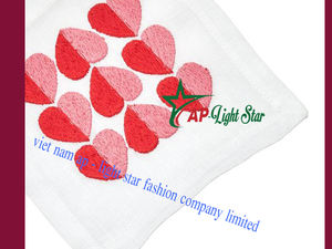 SERVIETTES COCKTAIL BRODÉES FRAIS POUR LA FÊTE-VIETNAM - Product Image 4