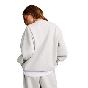 Womens Premium Casual Sweatshirt Soft Fleece Pullover <b>Long</b> <b>Sleeve</b> Crew Neck Warm Loose Fit <b>Top</b> Fashion Streetwear for Autumn - Product Image 2