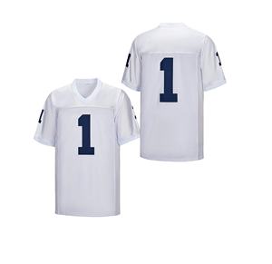 Camisetas de fútbol americano de malla de poliéster personalizadas para hombre, camisetas transpirables de talla grande con mangas cortas, conjuntos con estampado sublimado - Product Image 4
