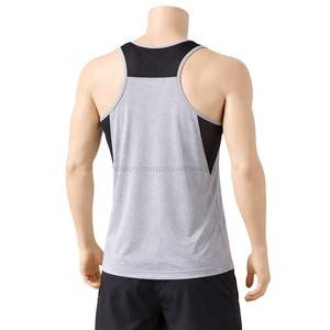 RTS Samavia Heather Texture Running <b>Singlet</b> <b>Men</b> | OEM Bulk Quantity Service | Breathable Spandex Plus Size <b>Men's</b> Tank Tops - Product Image 2