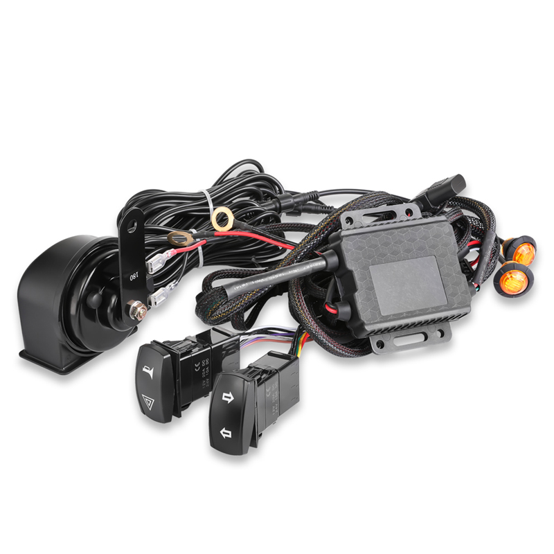 12 вольт универсальная Установка 2 X янтарные осветительные приборы 118Db звуковой сигнал Utv комплект поворотников