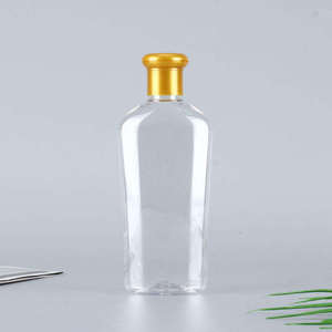Transparent Cylinder PET Flip Top Cap <b>Face</b> Cream Lotion Wholesale Empty 200ml Skin Care Serum Shampoo Plastic Squeeze Bottle - Product Image 5