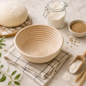 Wholesale Eco-friendly Rattan Banneton <b>Bread</b> Proofing <b>Basket</b> for Sourdough with Liner for Home Bakers from Vietnam - Product Image 3