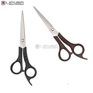Buy 6.5 Inch Barber <b>Scissors</b> Plastic Handle Japanese Steel Sharp Edge Comfortable Handle for Salon Professional Use - Product Image 5