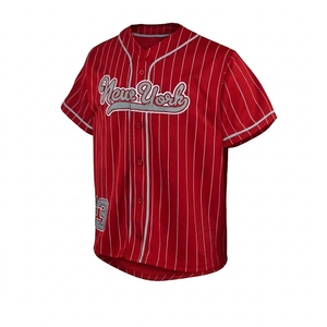 For Baseball Jersey Unisex Button-<b>Up</b> Short Sleeve Embroidered Uniform Shirt Regular Fit Summer Adult Plus Size 100% Organic - Product Image 5