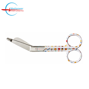 Ciseaux médicaux à poignée mignonne de dessin animé pour infirmières et soins pédiatriques |   Instruments chirurgicaux certifiés CE pour usage clinique - Product Image 1