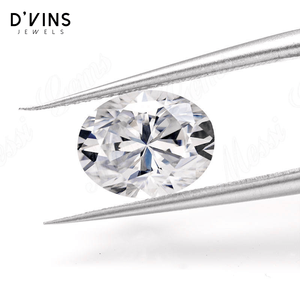 เพชรแล็บ D'vins Jewels ราคาขายส่ง 1 กะรัต สี D รูปทรงวงรี เพชรเม็ดเดี่ยว - Product Image 2