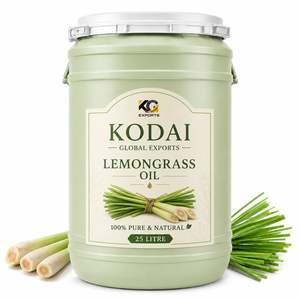 Aceite Esencial de Limoncillo de Tamil Nadu 100% Puro y Natural de Primera Calidad, Destilado al Vapor, para Aromaterapia y Cuidado Facial, Kodai Global Export - Product Image 1
