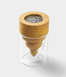 Quemador de incienso Bakhoor de madera de mango y vidrio, difusor aromático transparente, estilo árabe, ecológico, 3x5 pulgadas - Product Image 6