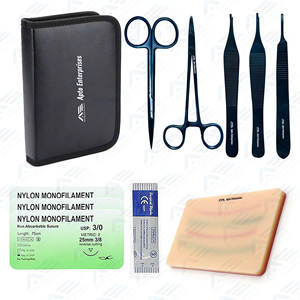 Vente en gros de kit chirurgical complet de suture en acier inoxydable kit de pratique de suture pour kit de suture médicale Instruments médicaux chirurgicaux - Product Image 1