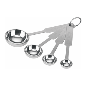 Juego de Cucharas Medidoras de Acero Inoxidable No Magnético WITEG 18/10 para Laboratorio y Uso General - Product Image 2
