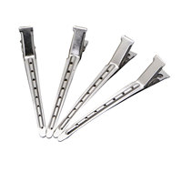 Pinces à cheveux en acier inoxydable de qualité supérieure - Accessoires de coiffure multifonctionnels pour le sectionnement des cheveux épais, bouclés ou raides